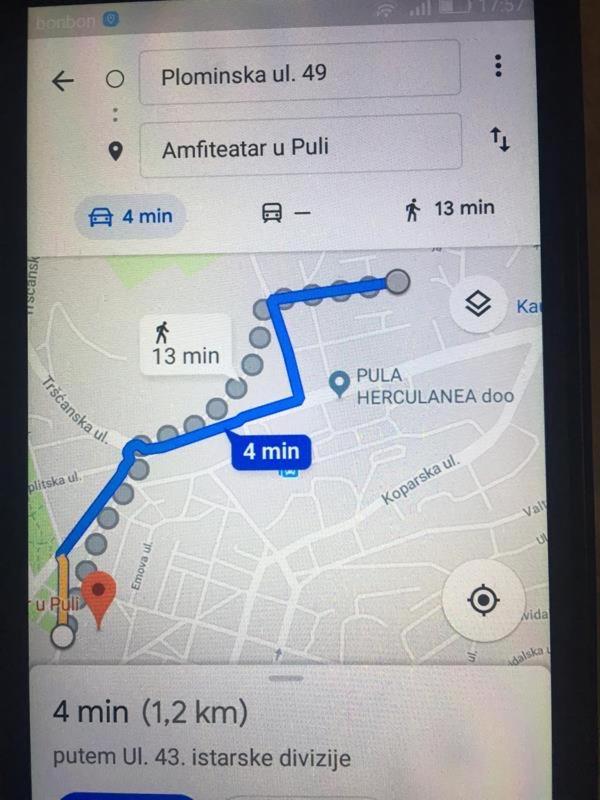 Apartman Dama Blizina Amfiteatra I Bus Kolodvora ,besplatan Privatni Parking,self-check- In Pula